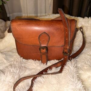 Brown Leather Crossbody Bag